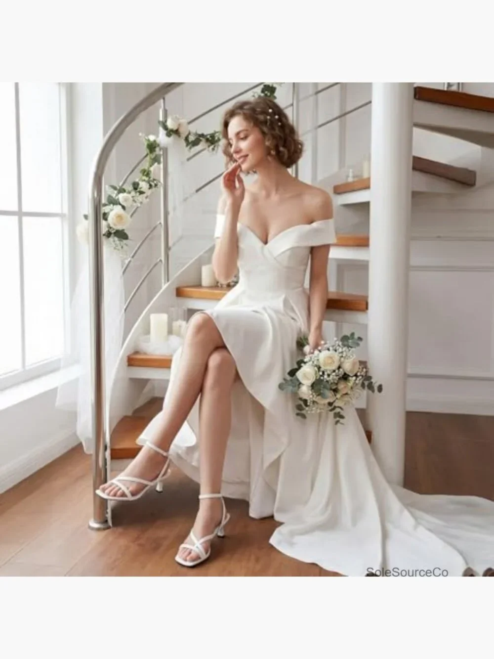 Strappy Kitten Heels Square Toe Ankle Strap Dress Sandals Low Heel
